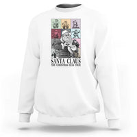 Funny Santa Claus The Christmas Eras Tours Sweatshirt - Wonder Print Shop