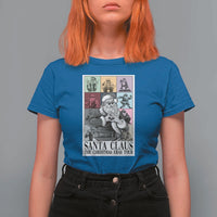 Funny Santa Claus The Christmas Eras Tours T Shirt For Women - Wonder Print Shop