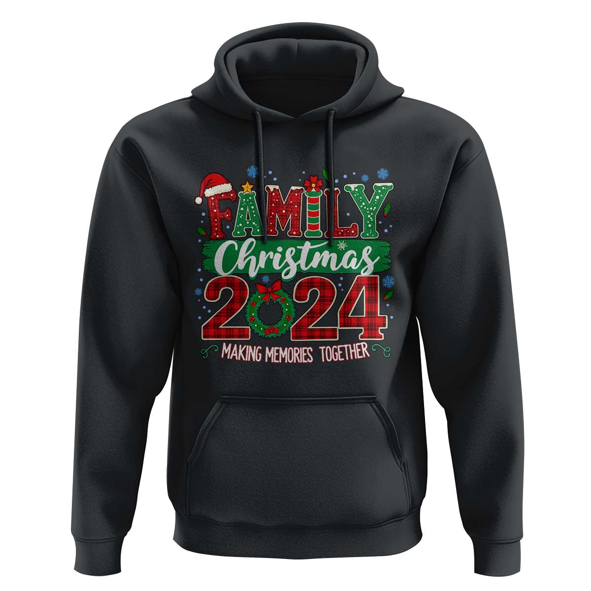 Family Christmas 2024 Hoodie Making Memories Together