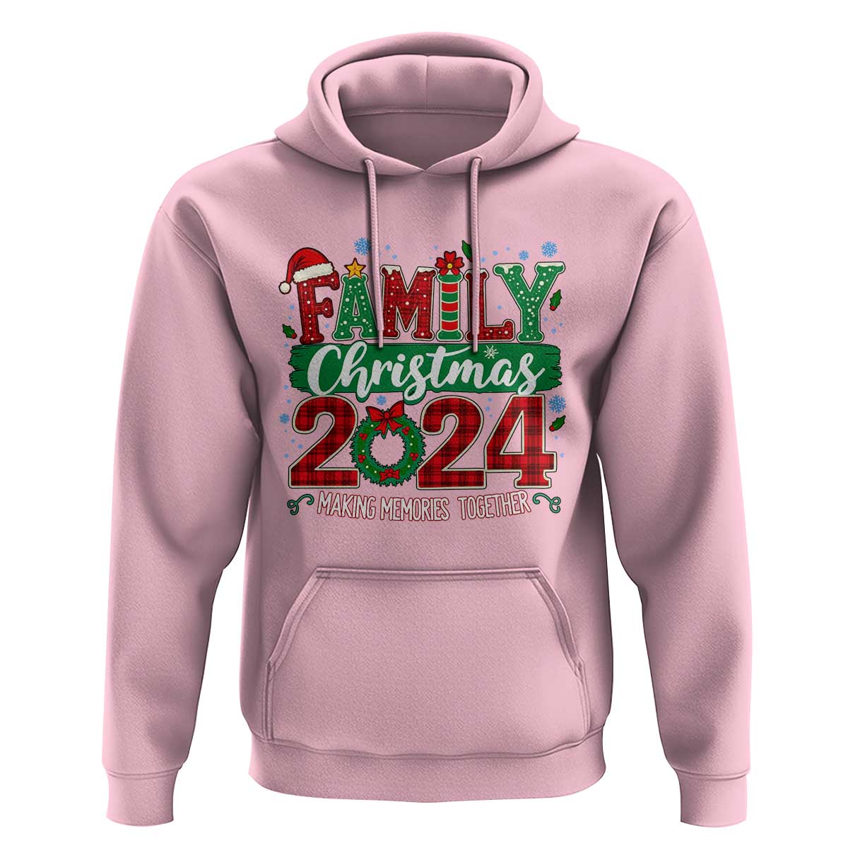 Family Christmas 2024 Hoodie Making Memories Together