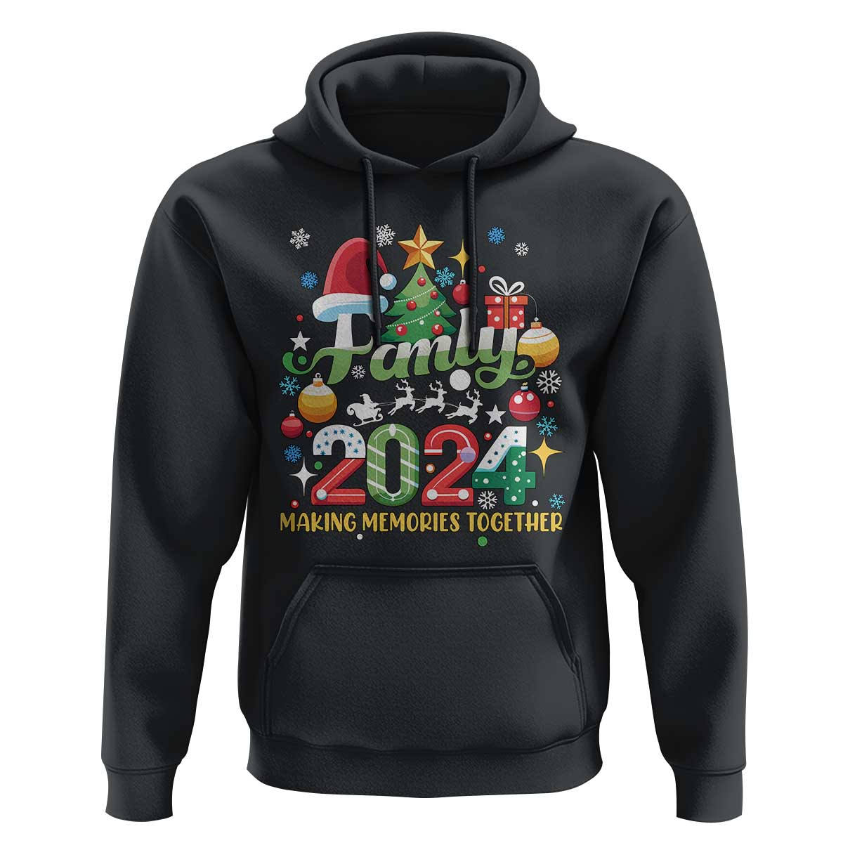 Family Christmas 2024 Making Memories Together Hoodie