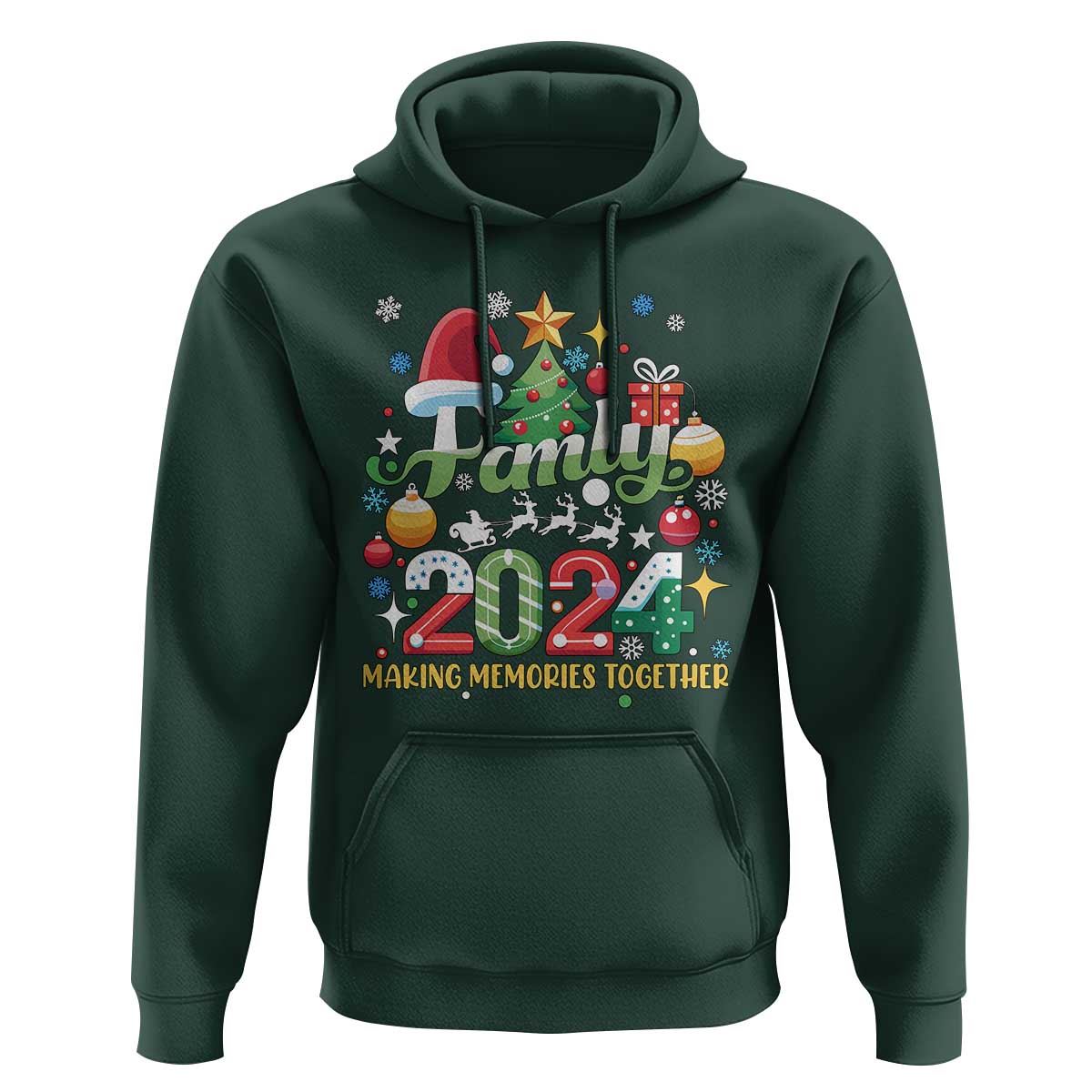Family Christmas 2024 Making Memories Together Hoodie