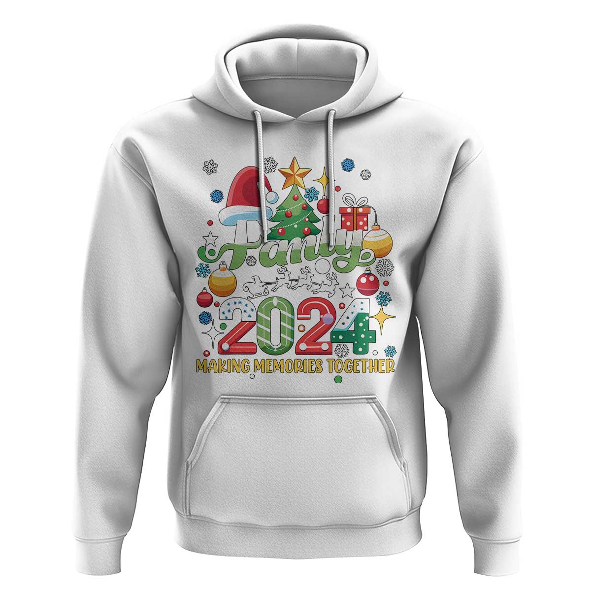 Family Christmas 2024 Making Memories Together Hoodie