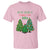 First Christmas As A family Of Three T Shirt - Wonder Print Shop
