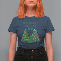 First Christmas As A family Of Three T Shirt For Women - Wonder Print Shop