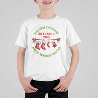 First Christmas As A family T Shirt For Kid Making Memories Together Xmas 2024 - Wonder Print Shop