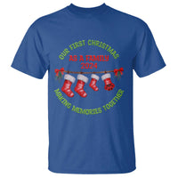 First Christmas As A family T Shirt Making Memories Together Xmas 2024 - Wonder Print Shop