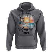 First Christmas Married 2024 Couple Matching Hoodie