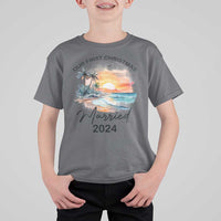 First Christmas Married 2024 Couple Matching T Shirt For Kid - Wonder Print Shop