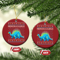 Hanukkah Dinosaur Christmas Ornament Menorasaurus Menorah Dino - Wonder Print Shop