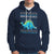 Menorasaurus Menorah Dino Hanukkah Dinosaur Hoodie - Wonder Print Shop