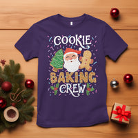 Christmas T Shirt Cookie Baking Crew Santa Xmas Tree Gingerbread - Wonder Print Shop