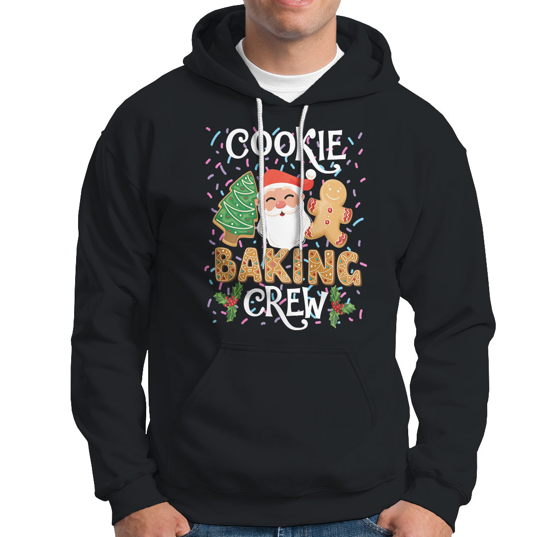 Christmas Hoodie Cookie Baking Crew Santa Xmas Tree Gingerbread - Wonder Print Shop