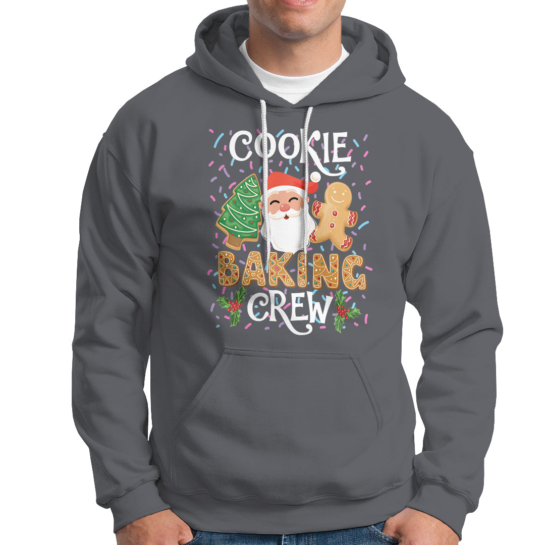Christmas Hoodie Cookie Baking Crew Santa Xmas Tree Gingerbread - Wonder Print Shop