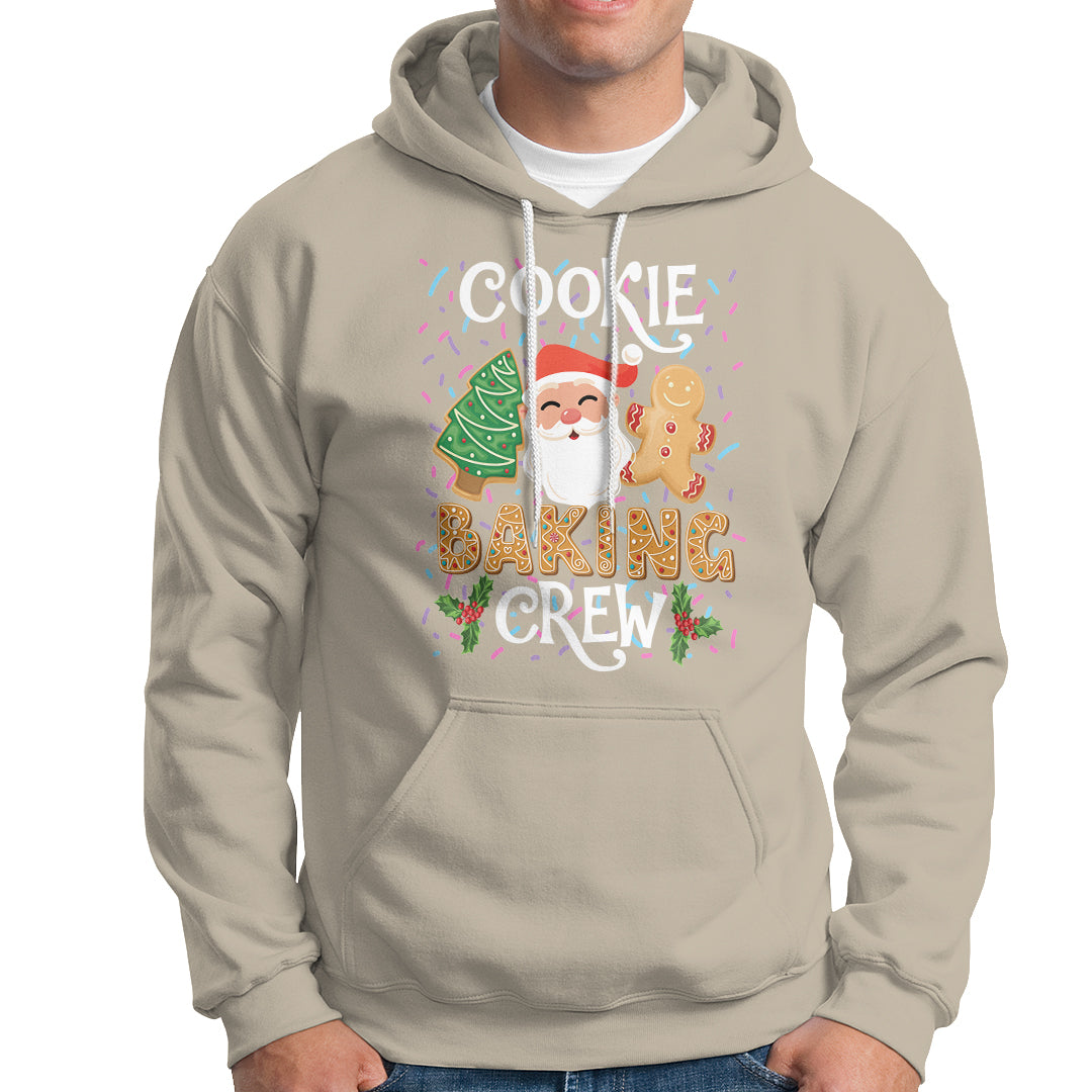 Christmas Hoodie Cookie Baking Crew Santa Xmas Tree Gingerbread - Wonder Print Shop