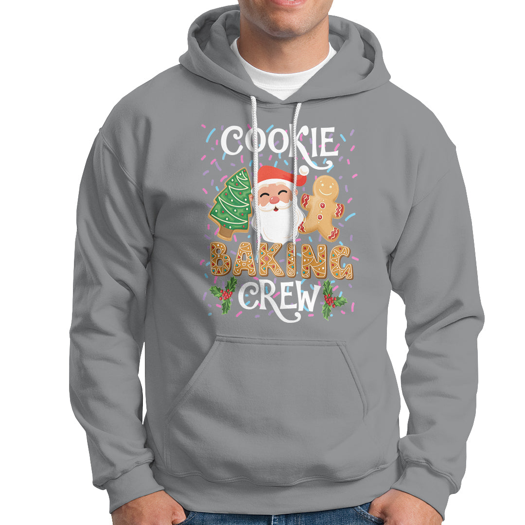 Christmas Hoodie Cookie Baking Crew Santa Xmas Tree Gingerbread - Wonder Print Shop