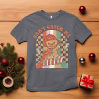 Christmas T Shirt Skateboarding Gingerbread Boy Can't Catch Me - Wonder Print Shop
