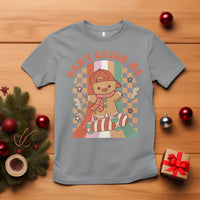Christmas T Shirt Skateboarding Gingerbread Boy Can't Catch Me - Wonder Print Shop