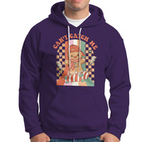 Christmas Hoodie Skateboarding Gingerbread Boy Can't Catch Me - Wonder Print Shop