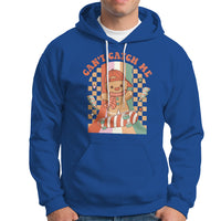 Christmas Hoodie Skateboarding Gingerbread Boy Can't Catch Me - Wonder Print Shop