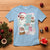Christmas T Shirt Vintage Pink Santa Claus Ho Ho Ho - Wonder Print Shop