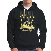 Follow the Light Christ Chrsitmas Light Hoodie - Wonder Print Shop