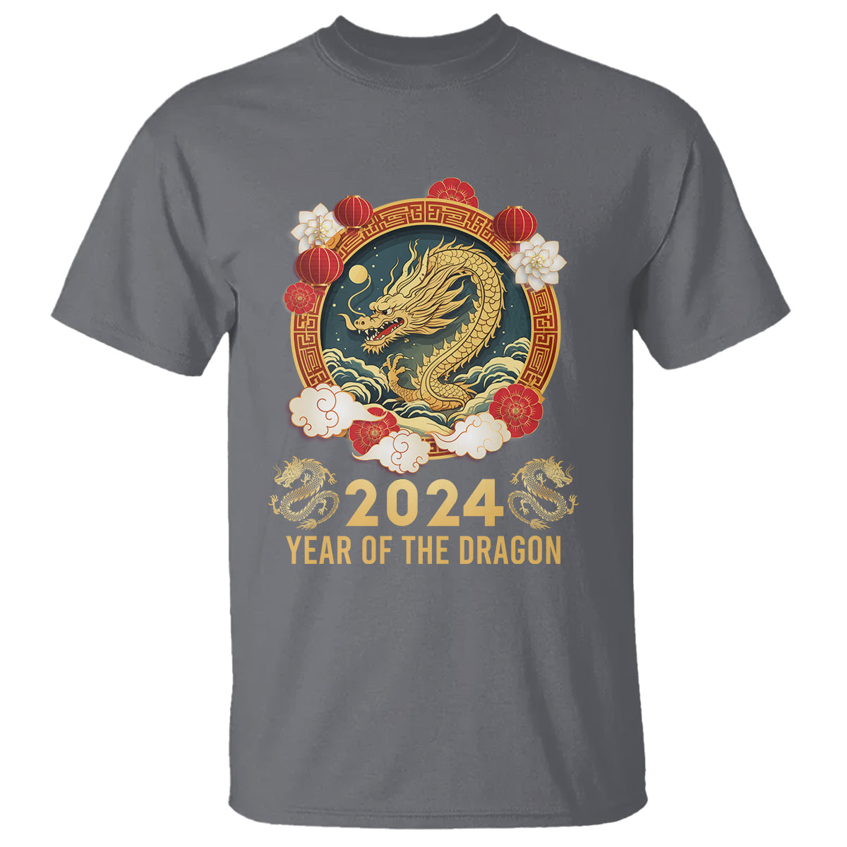 Lunar New Year Chinese Happy 2024 Year of the Dragon T Shirt - Wonder Print Shop