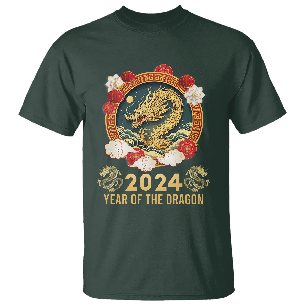 Lunar New Year Chinese Happy 2024 Year of the Dragon T Shirt - Wonder Print Shop