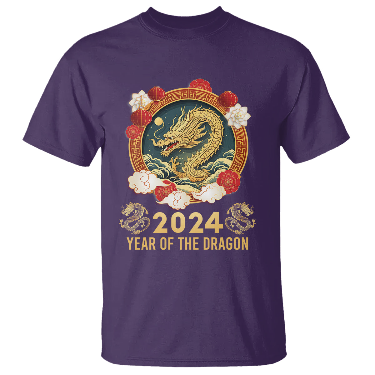 Lunar New Year Chinese Happy 2024 Year of the Dragon T Shirt - Wonder Print Shop