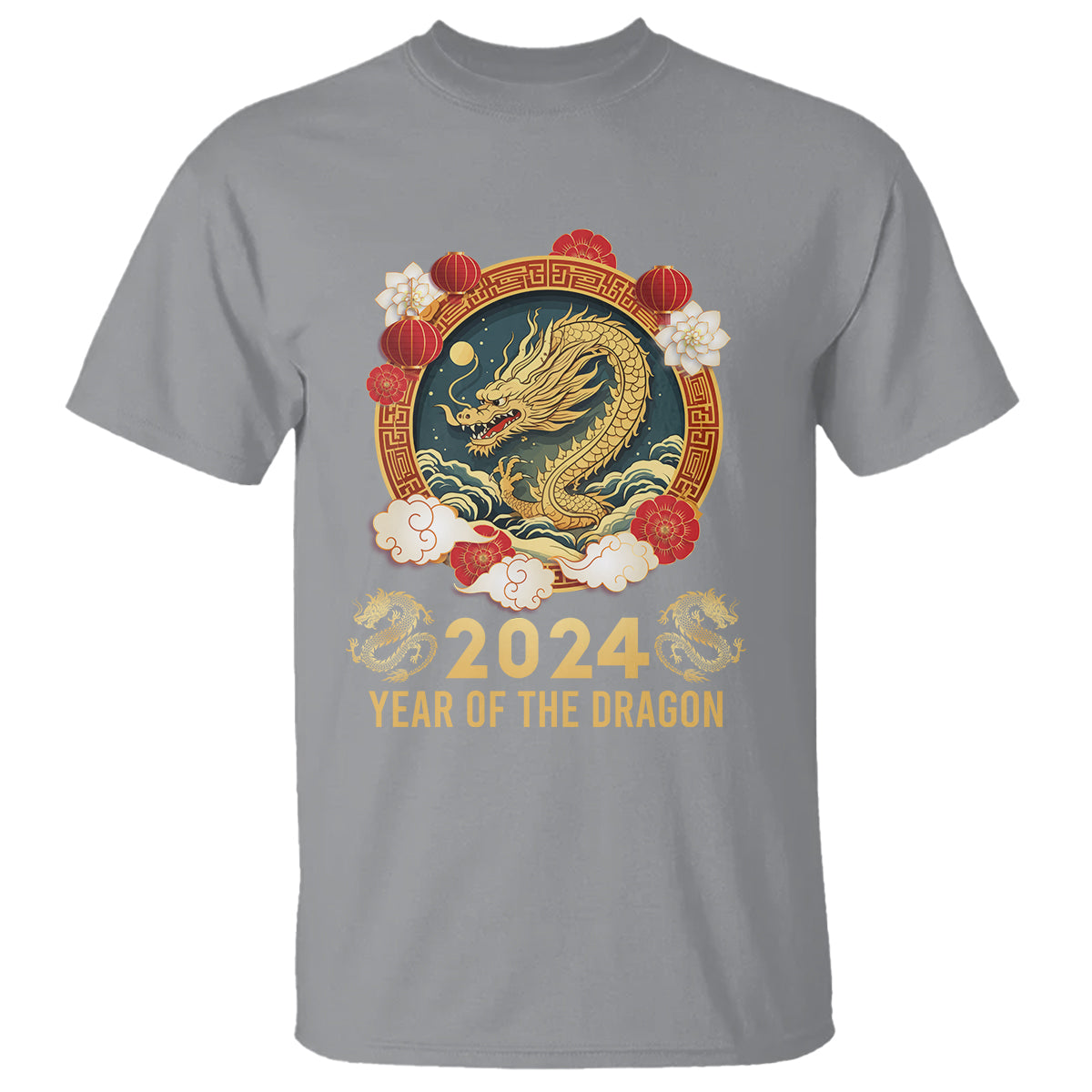 Lunar New Year Chinese Happy 2024 Year of the Dragon T Shirt - Wonder Print Shop