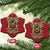 Ave Maria Christmas Ornament Gratia Plena Blessed Mother Mary Hail - Wonder Print Shop