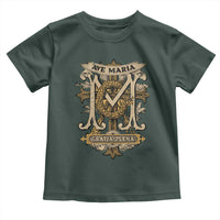 Ave Maria Toddler T Shirt Gratia Plena Blessed Mother Mary Hail