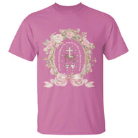 Ave Maria T Shirt Miraculous Medal Blessed Mother Mary Hail - Wonder Print Shop
