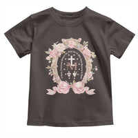 Ave Maria Toddler T Shirt Miraculous Medal Blessed Mother Mary Hail