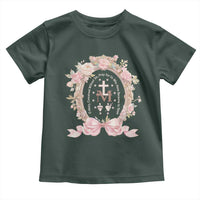 Ave Maria Toddler T Shirt Miraculous Medal Blessed Mother Mary Hail