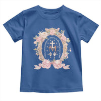 Ave Maria Toddler T Shirt Miraculous Medal Blessed Mother Mary Hail