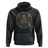 Marian Catholic Ave Maria Hoodie Miraculous Medal Blessed Mother Mary Hail