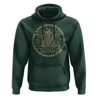 Marian Catholic Ave Maria Hoodie Miraculous Medal Blessed Mother Mary Hail