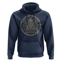 Marian Catholic Ave Maria Hoodie Miraculous Medal Blessed Mother Mary Hail