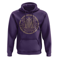 Marian Catholic Ave Maria Hoodie Miraculous Medal Blessed Mother Mary Hail