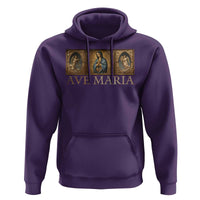 Marian Catholic Ave Maria Hoodie Vintage Aesthetic Blessed Mother Mary Hail
