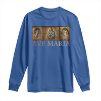 Marian Catholic Ave Maria Long Sleeve Shirt Vintage Aesthetic Blessed Mother Mary Hail