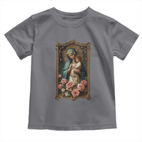 Marian Catholic Ave Maria Toddler T Shirt Blessed Mother Mary Hail Vintage Aesthetic