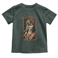 Marian Catholic Ave Maria Toddler T Shirt Blessed Mother Mary Hail Vintage Aesthetic