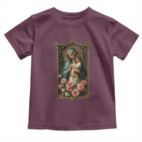 Marian Catholic Ave Maria Toddler T Shirt Blessed Mother Mary Hail Vintage Aesthetic