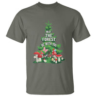 Nature Lover T Shirt May The Forest Be With You Cute Earth Day - Wonder Print Shop