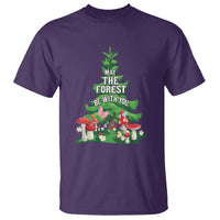 Nature Lover T Shirt May The Forest Be With You Cute Earth Day - Wonder Print Shop