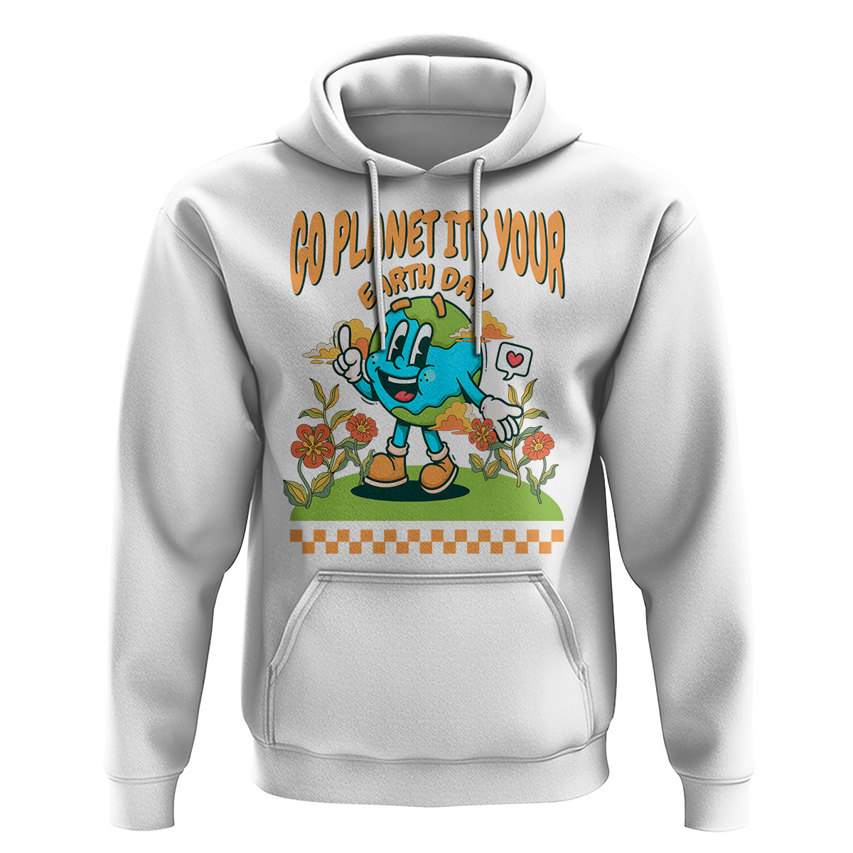 Funny Go Planet It's Your Earth Day Birthday Hoodie - Wonder Print Shop