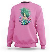 Earth Day Sweatshirt Mother Earth Gaia Goddess Of Nature Planet - Wonder Print Shop