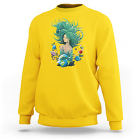 Earth Day Sweatshirt Mother Earth Gaia Goddess Of Nature Planet - Wonder Print Shop